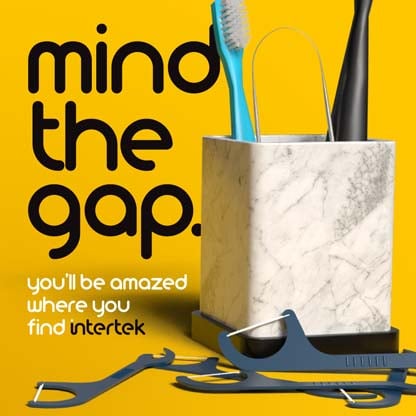 Floss and toothbrush